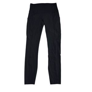 Lululemon Fast & Free 7/8 Tight II Non-Reflective Leggings 25" Inseam Black Size